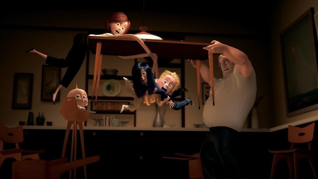 The Incredibles, Bob Parr, Helen Parr, Dash, Violet, Jack-Jack