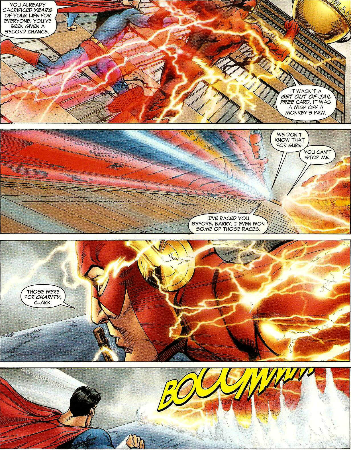 the Flash, feats of speed, 