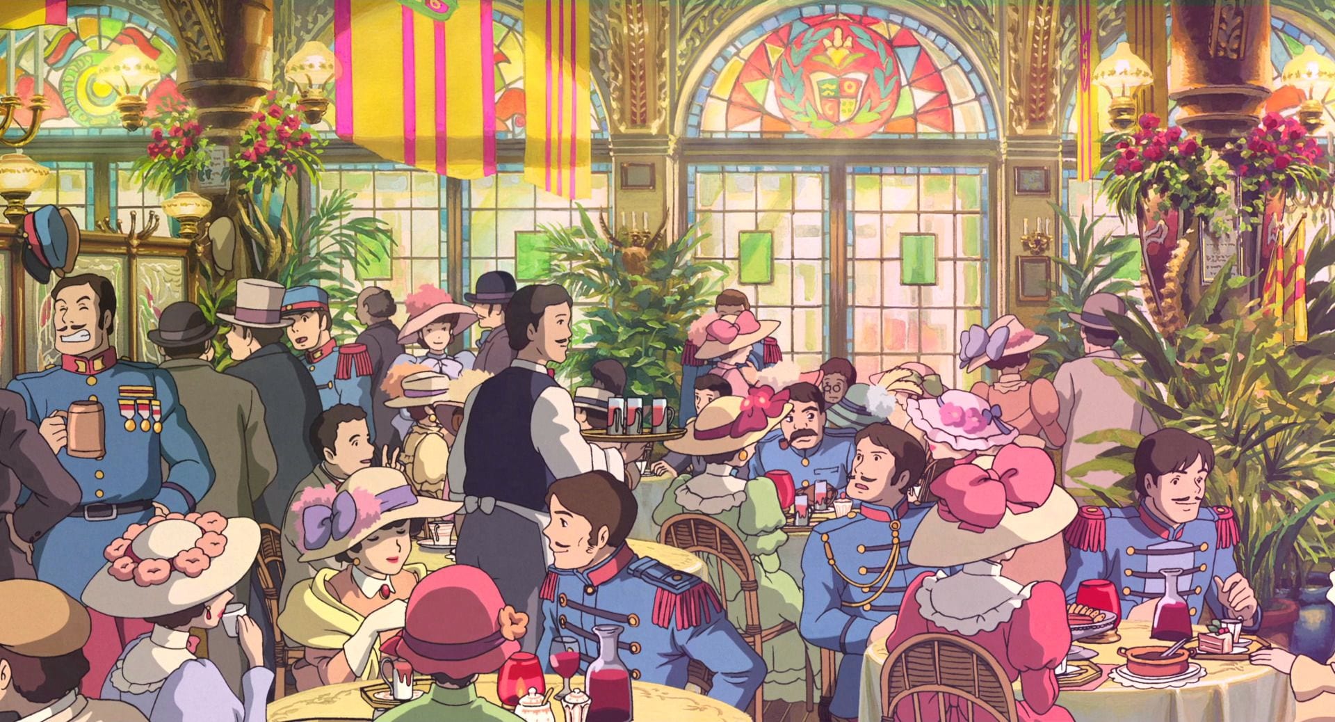 howls moving castle movie visuals