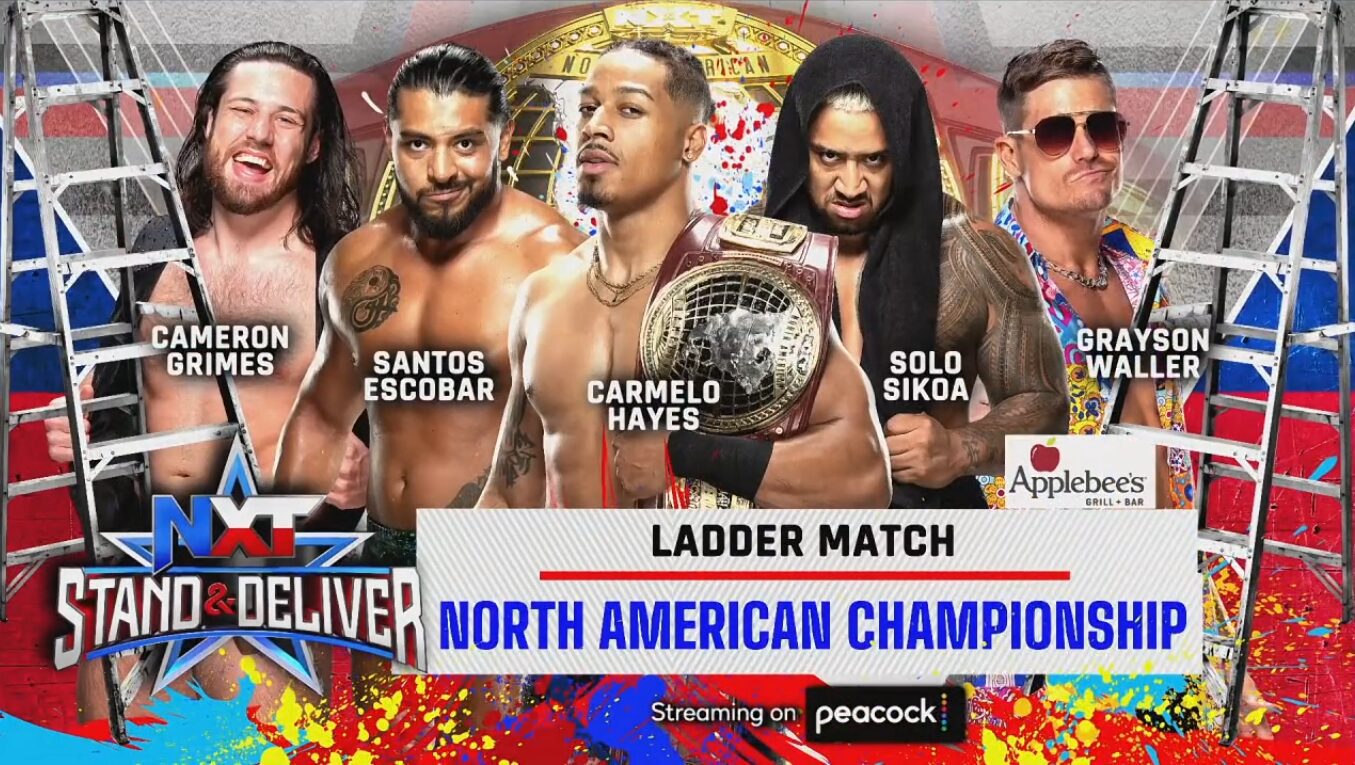 NXT Stand & Deliver: North American Title Ladder Match