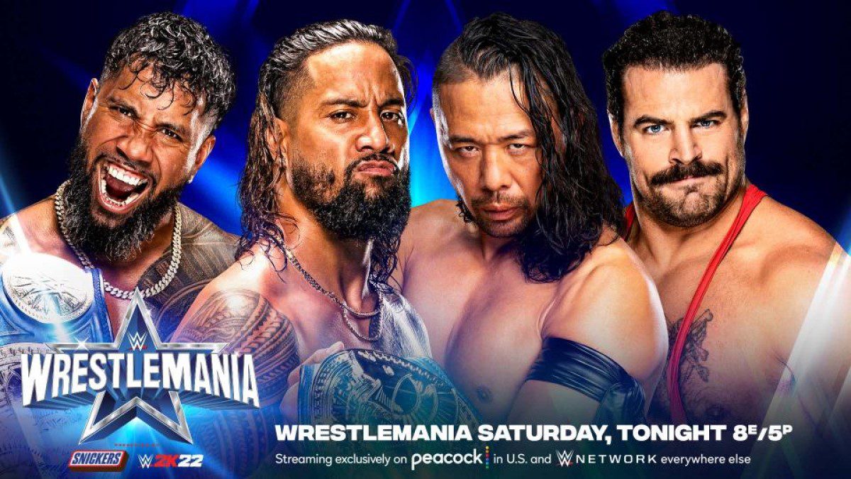 WrestleMania 38 results: The Usos vs. Shinsuke Nakamura & Rick Boogs