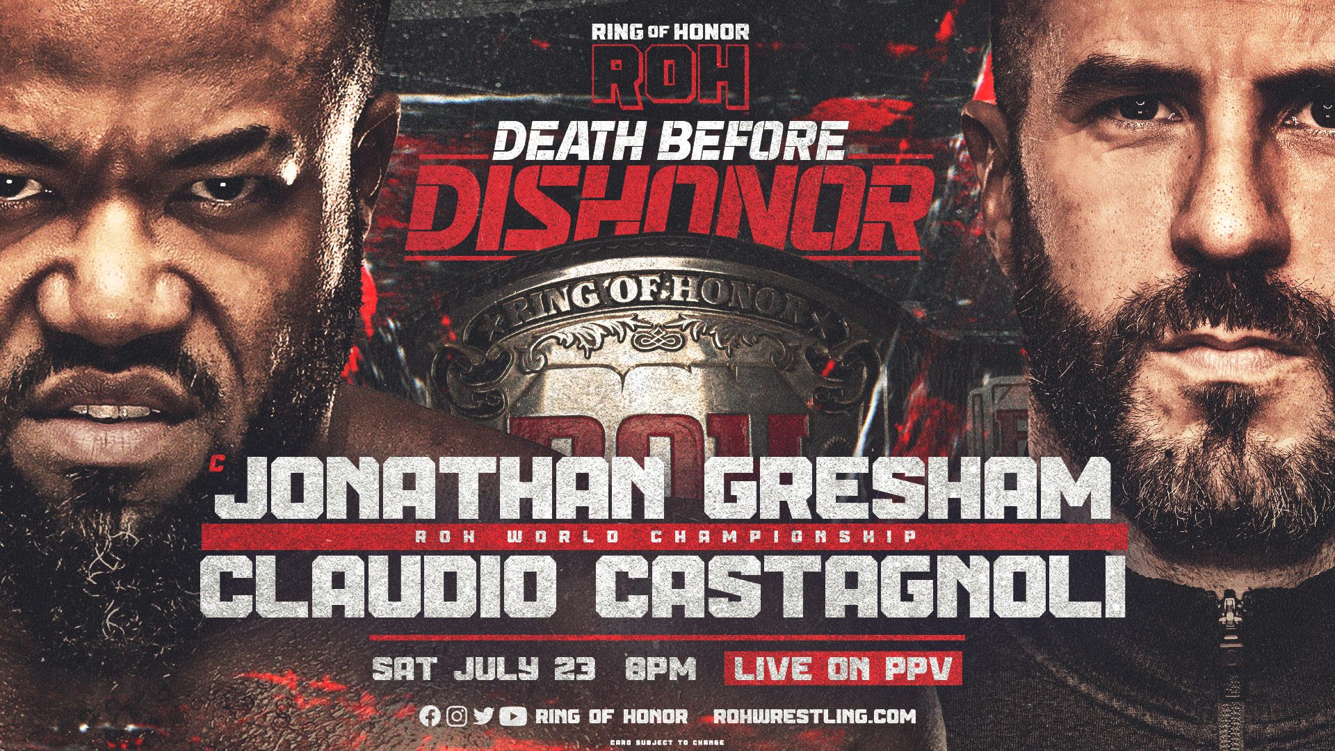 ROH Death Before Dishonor Results: Gresham vs. Claudio