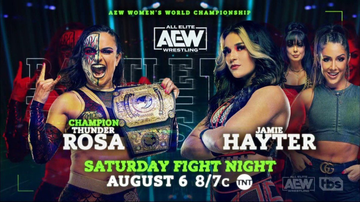 AEW Battle of the Belts 3 Results, Thunder Rosa vs. Jamie Hayter (BOB3)