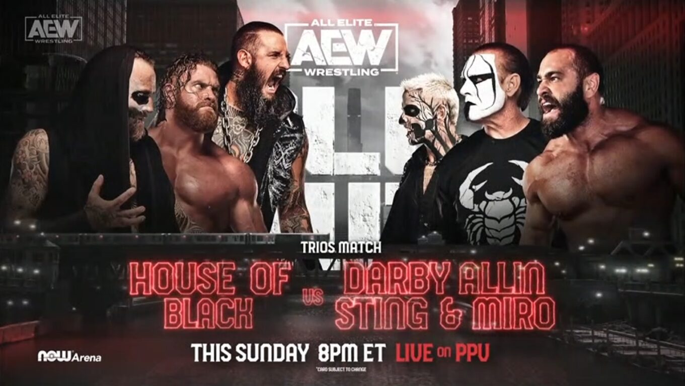 All Out 2022 Results: House of Black vs. Sting, Darby Allin & Miro