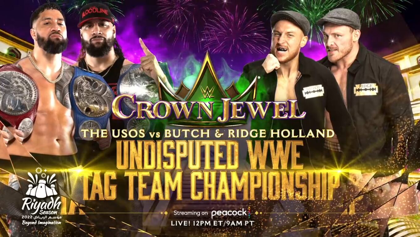 WWE Crown Jewel Results: Usos vs. The Brawling Brutes