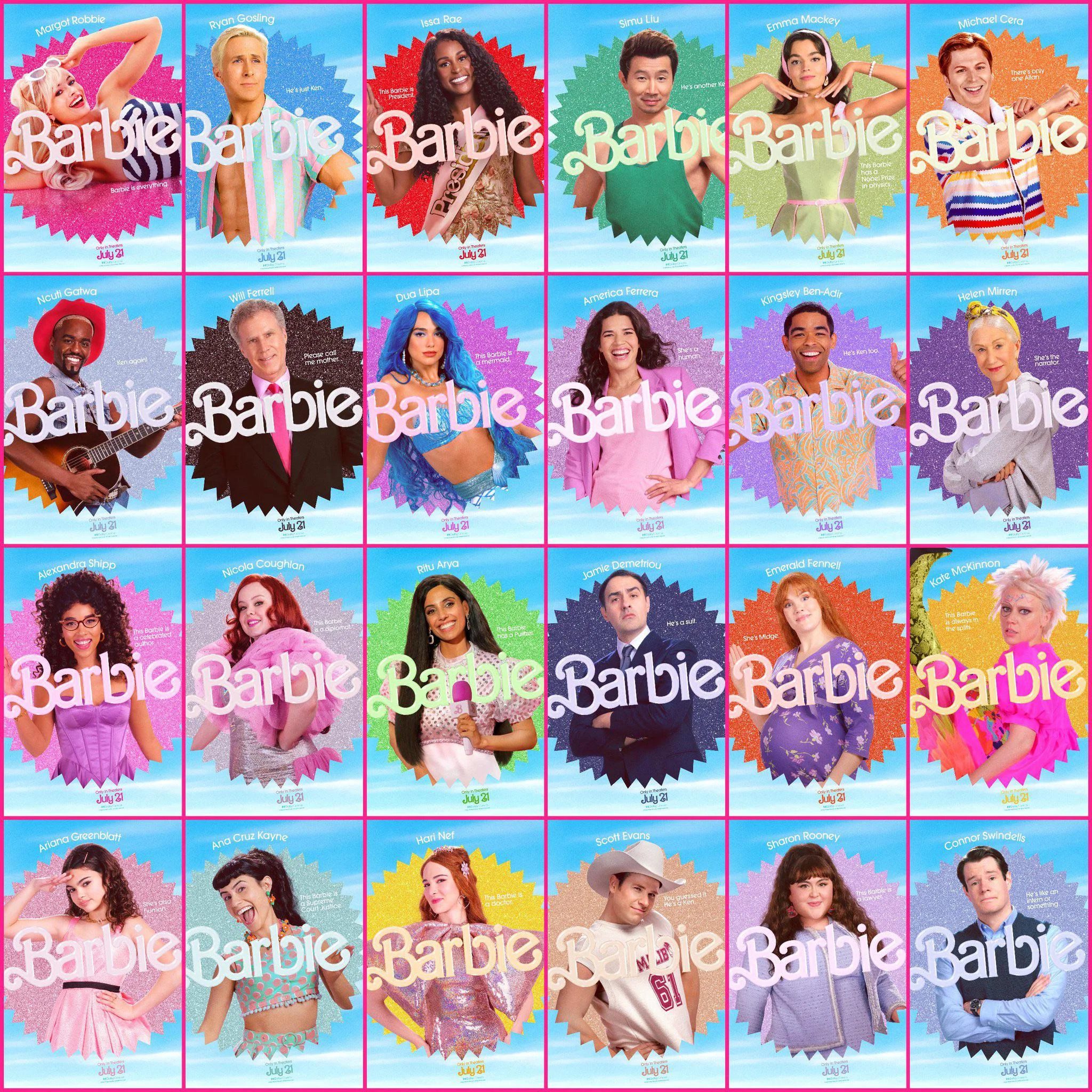 All Barbie Character Posters V0 1xwpdy0e9xra1 1 1 