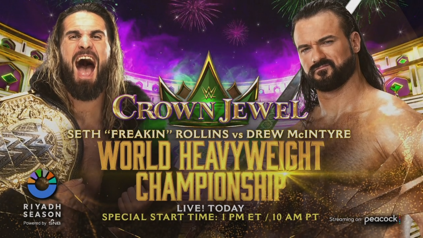 WWE Crown Jewel Results 2023: Seth Rollins vs Drew McIntyre