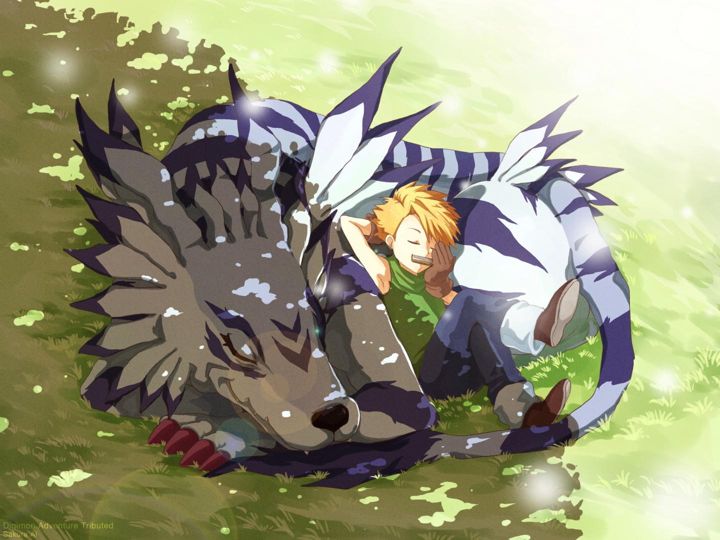 matt & garurumon